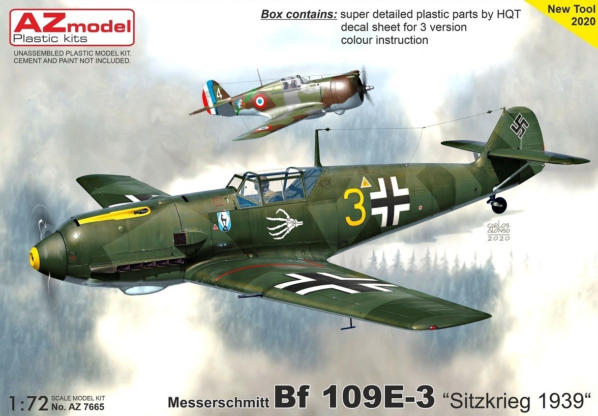 AZ Models 1/72 Kit 7686 Messerschmitt Bf 109F-4 'In Spanish Services'