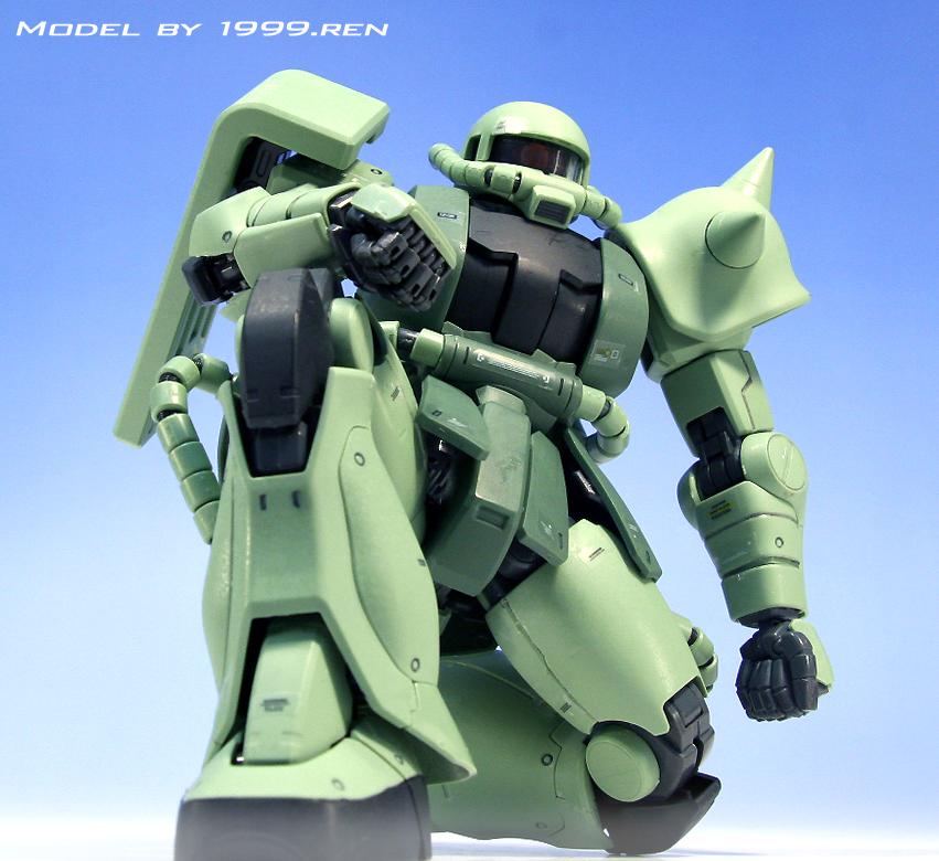 MG 1/100 Gundam Zaku II YJL ver Recast Resin Dress up for MS-06S Char ver 2.0 