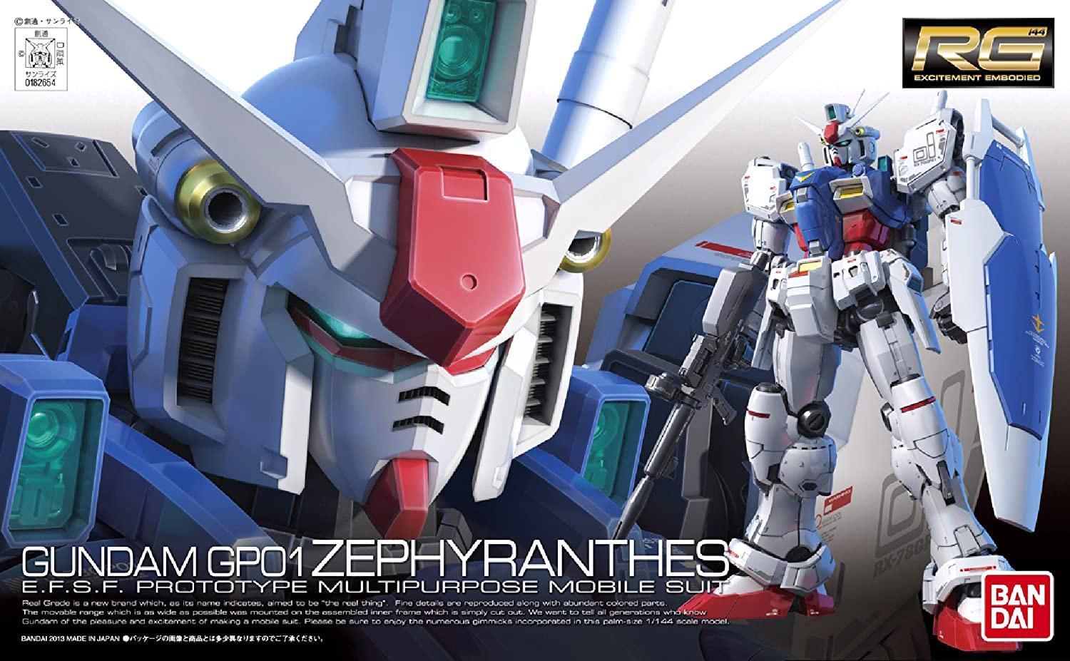 Rg Rx 78gp01 Gundam Gp01 Zephyranthes Hlj Com