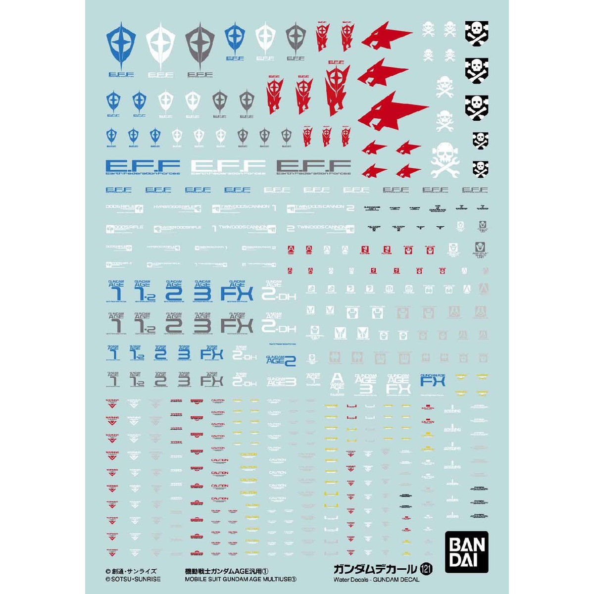 市場 ガンダムデカール HGUC 144 No.53 ガンダム0080シリーズ汎用1 1