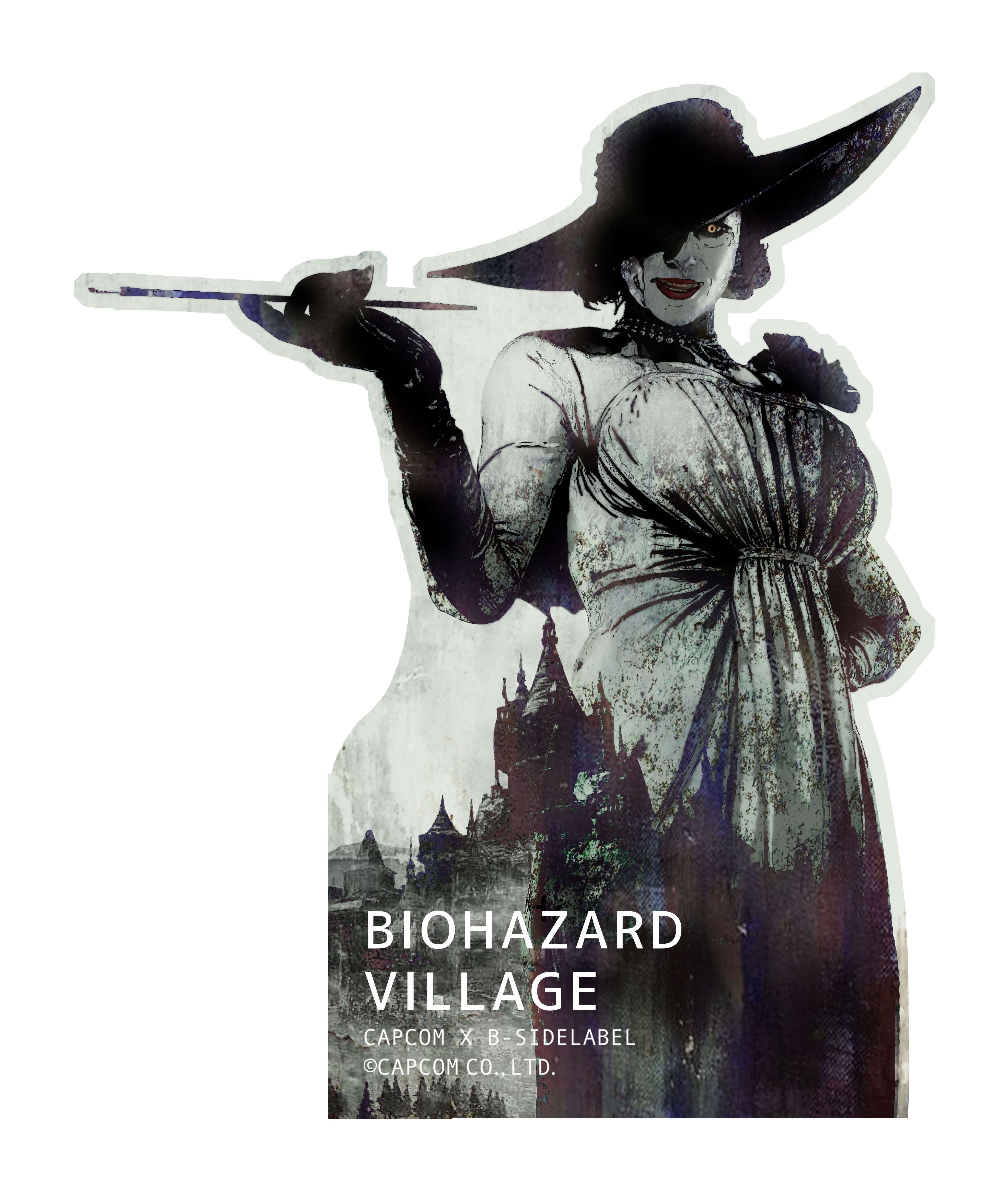 Resident Evil Capcom X B Side Label Sticker Dimitrescu By Capcom Resident Evil Capcom X B Side Label Sticker Dimitrescu By Capcom
