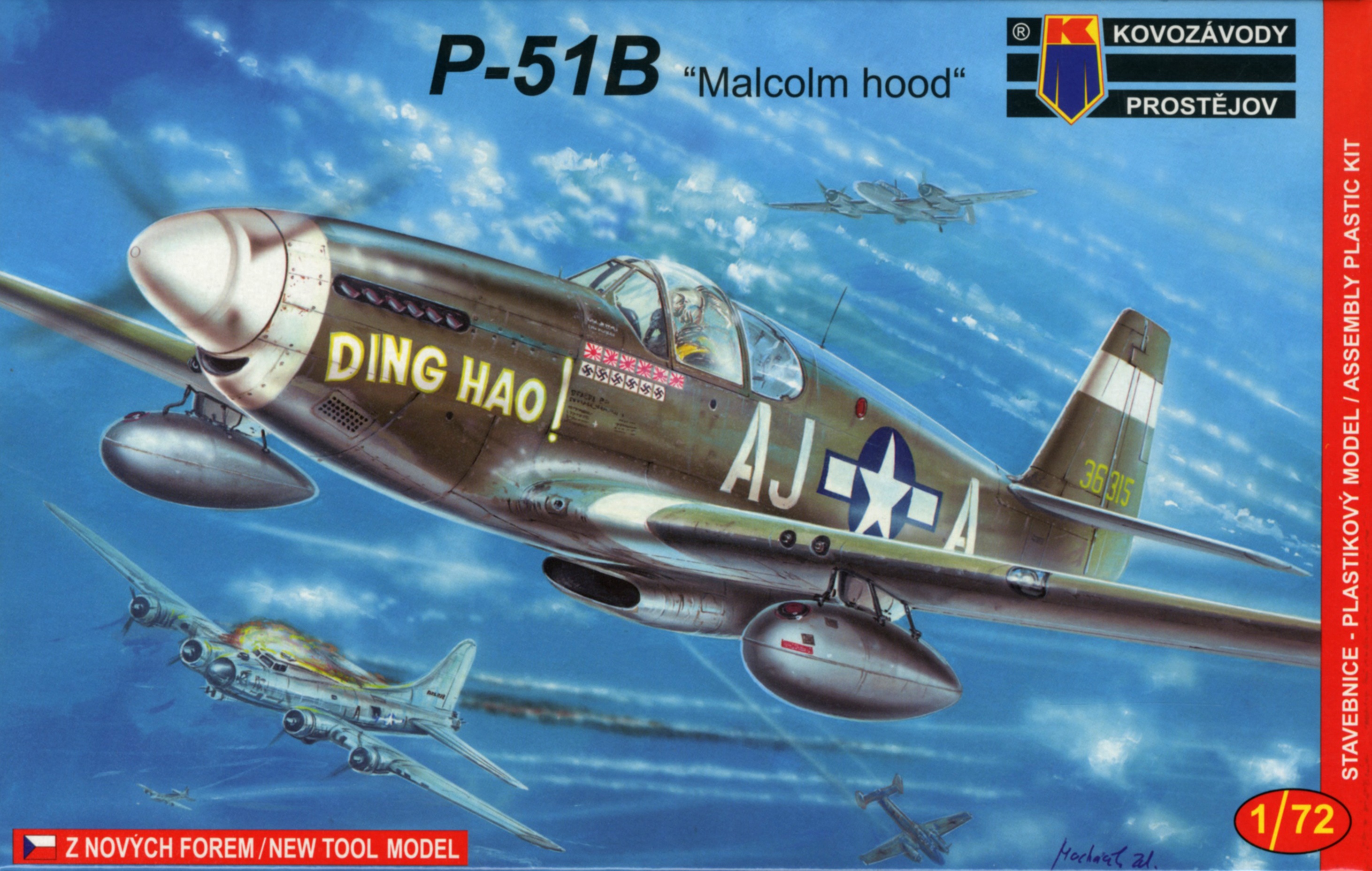 KPM 1/72 KPM0030  North American P-51B Mustang AZ Models Malcolm Hood