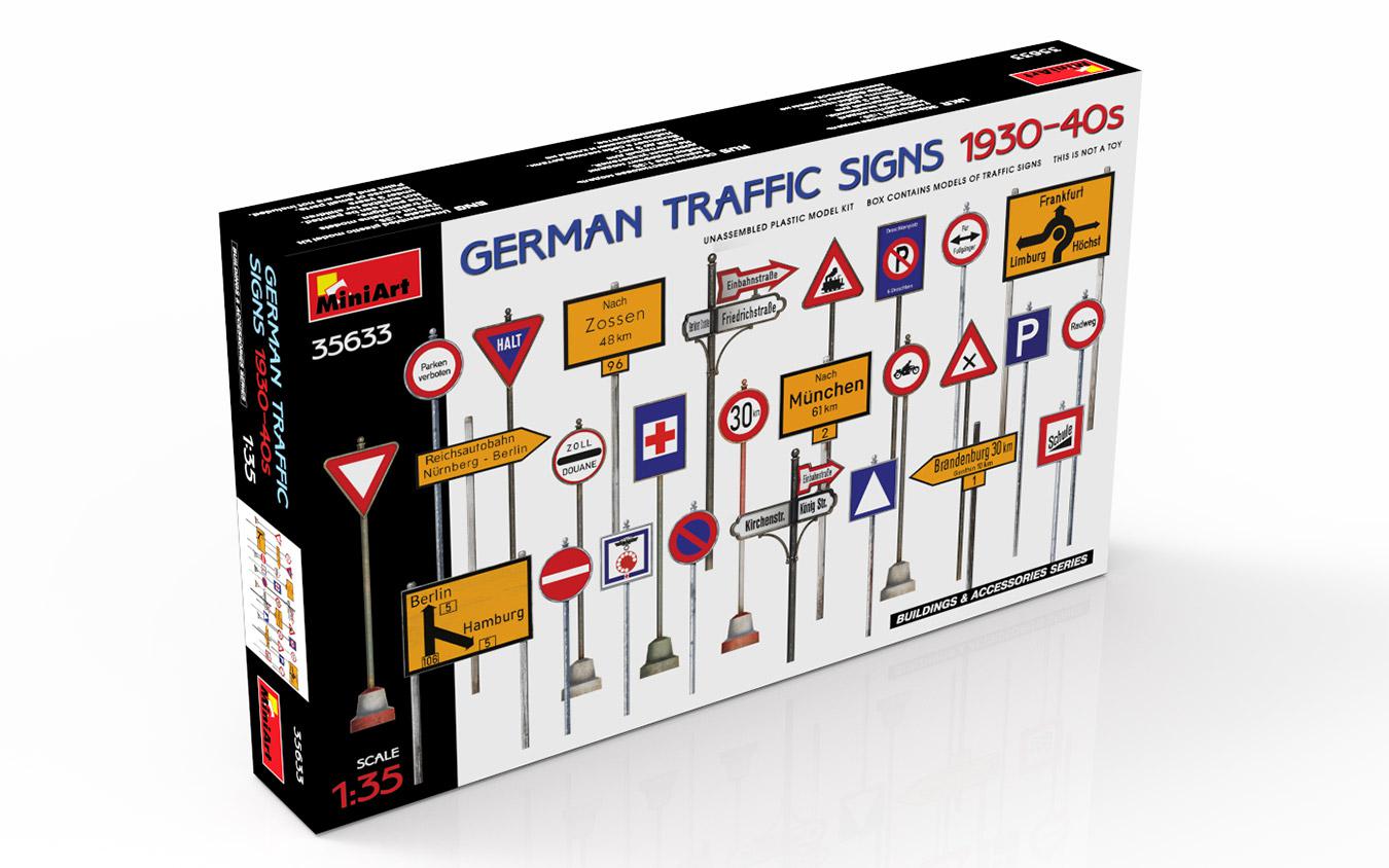 1/35スケール ドイツ 交通標識セット 1930年-1940年 『1年保証』