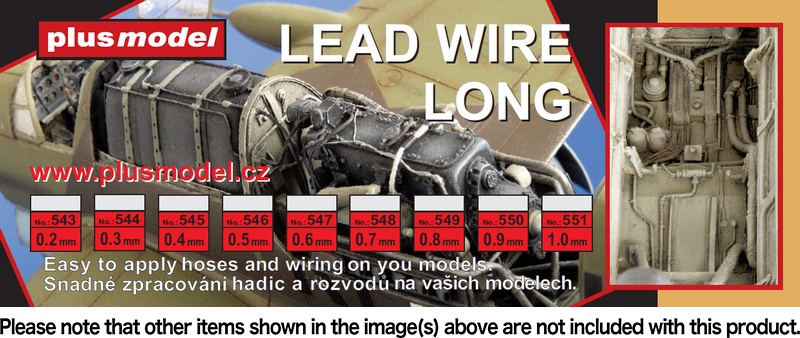 Plus Model Lead Wire diameter: 0.5mm, length: 240mm 
