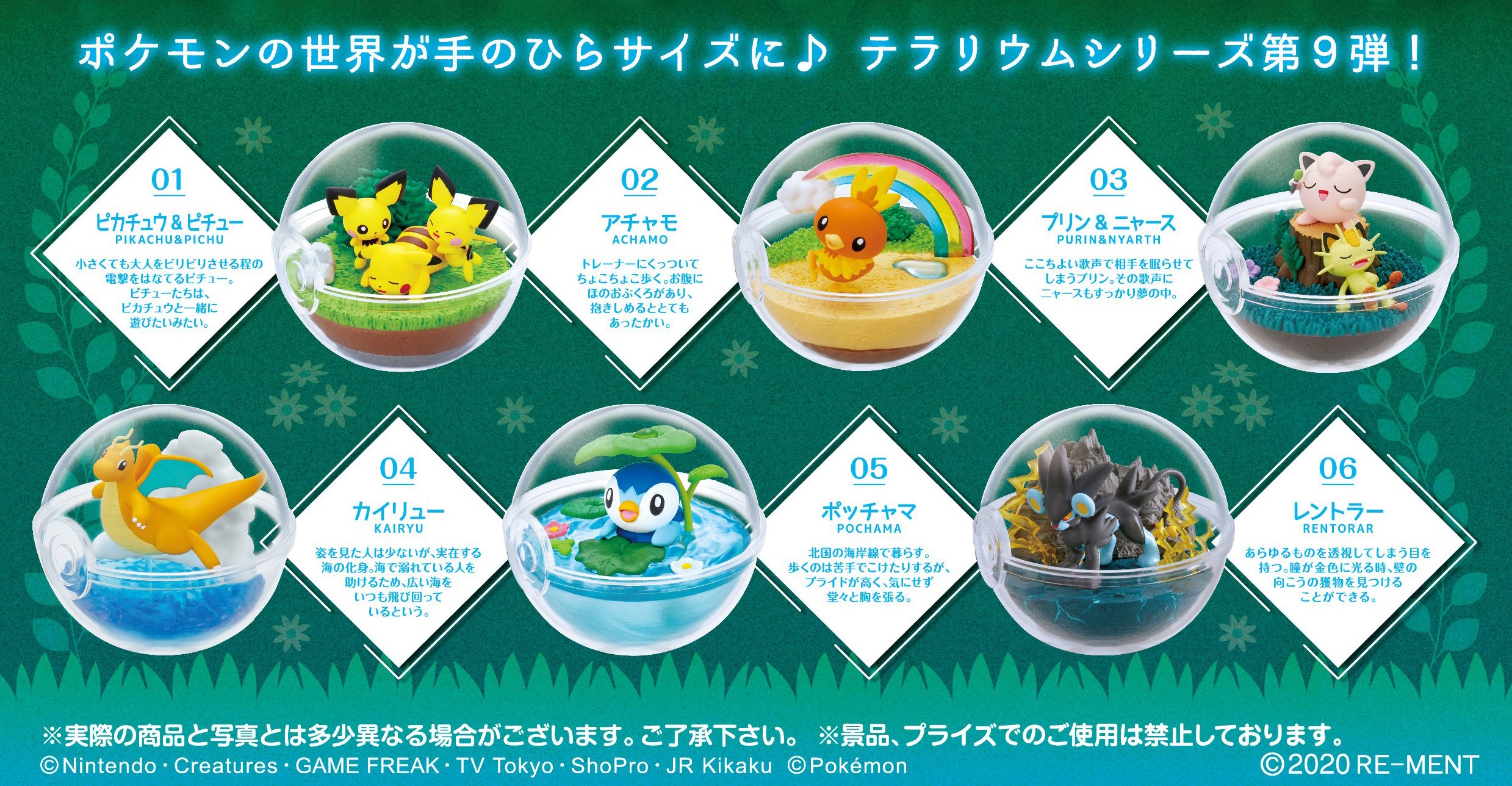 ポケットモンスター テラリウムコレクション 9 1box 6pcs