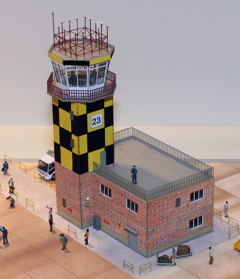 LASERCUT PARTS NEW Airfield Control Tower  1:144 scale Control Tower Model Kit