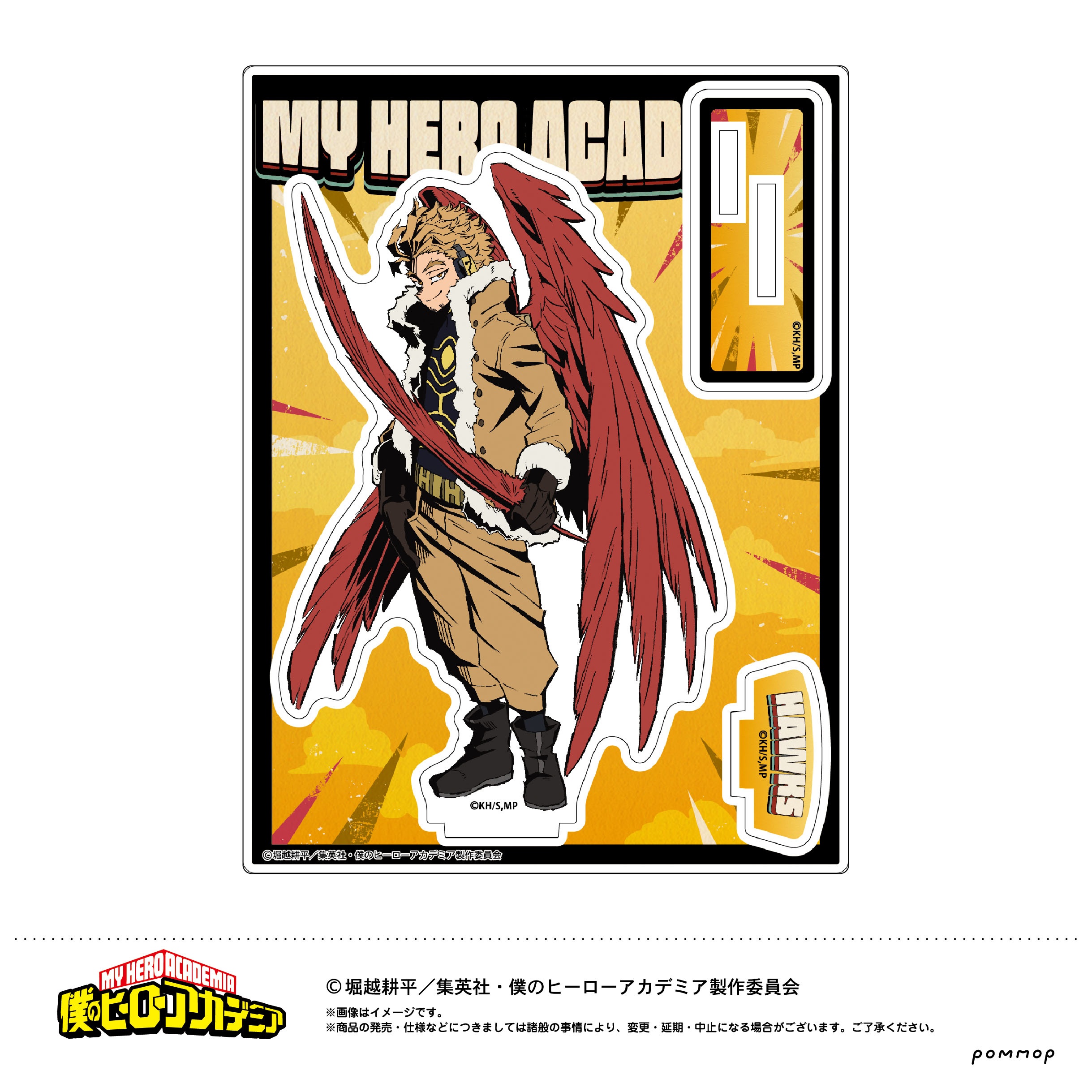 My Hero Academia Acrylic Stand F Hawks By Showa Note