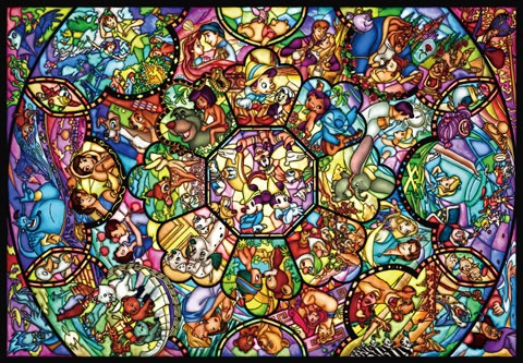 New Puzzle frame for Disney exclusive stained art jigsaw 51.2 x 73.7 cm 