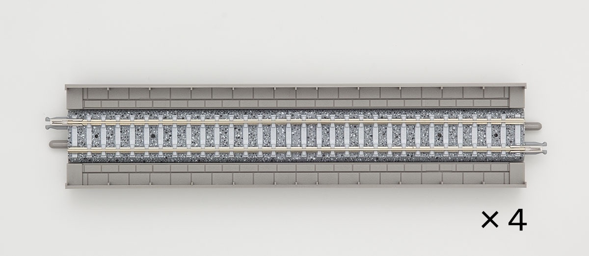 1826 高架橋付PCレール HS158.5-PC (F) (4本セット)